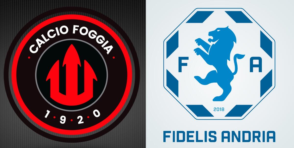 Coppa Italia Serie C, negli ottavi sarà Foggia-Fidelis Andria - Immagine in evidenza: Foggia-Fidelis Andria - crediti foto (rispettivamente per i due stemmi): pagine Facebook ufficiali delle due società