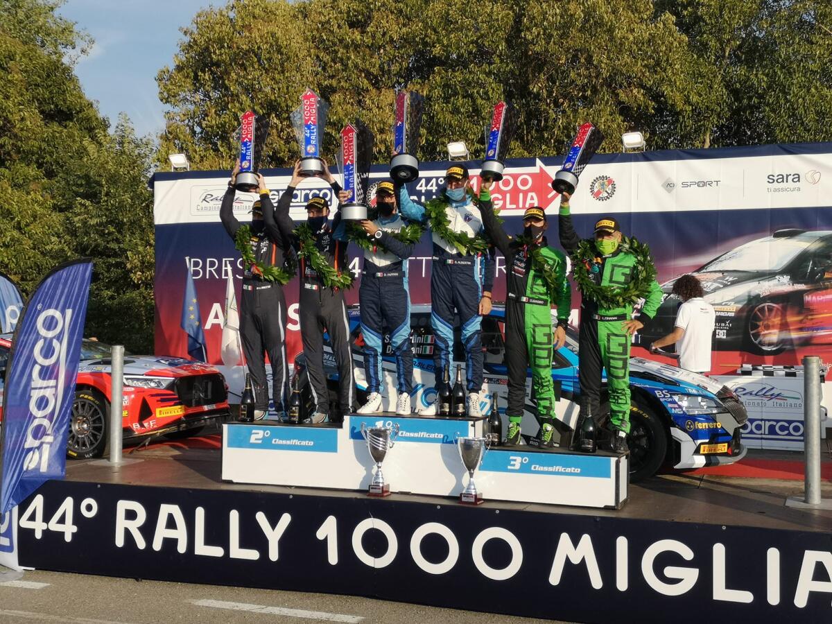 CIR: Stefano Albertini e Danilo Fappani vincono il Rally 1000 Miglia - 