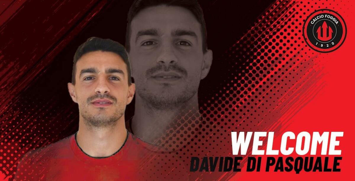 GdS - Foggia, problema muscolare per Davide Di Pasquale - Immagine in evidenza: Davide Di Pasquale - crediti foto: sito ufficiale Calcio Foggia 1920