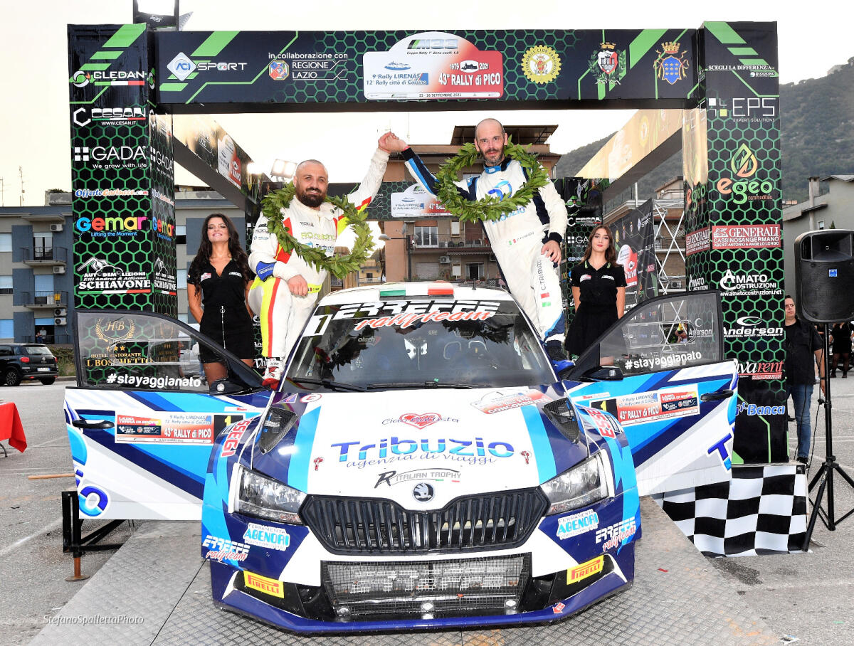 Carmine Tribuzio e Fabiano Cipriani sbancano il Rally Cassino-Pico 2021 - 