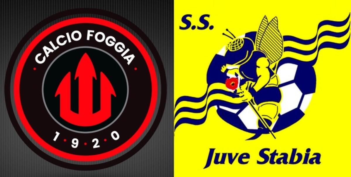 Serie C - girone C, le formazioni ufficiali di Foggia-Juve Stabia - Immagine in evidenza: Foggia-Juve Stabia -  crediti foto (rispettivamente per i due stemmi): pagine Facebook ufficiali delle due società