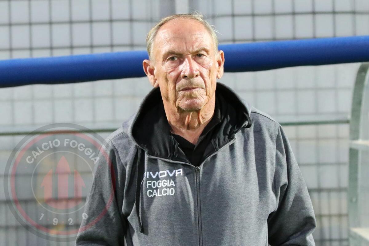 Zeman: la difesa potrebbe essere un inaspettato aiuto nel 4-3-3 - Zeman, foto di Calcio Foggia 1920