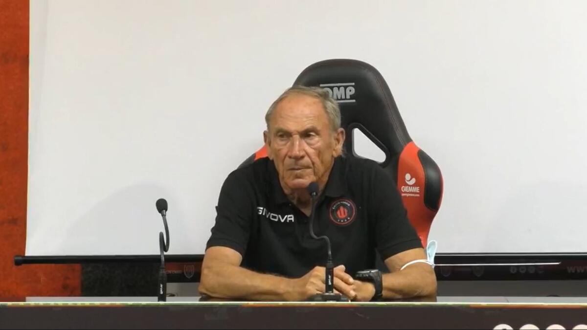 Cosa ne pensa Zeman del Potenza - Immagine in evidenza: Zdeněk Zeman ​- crediti foto: screenshot dalla live Facebook (del Calcio Foggia 1920) della conferenza stampa post Foggia-Paganese del 21/08/2021