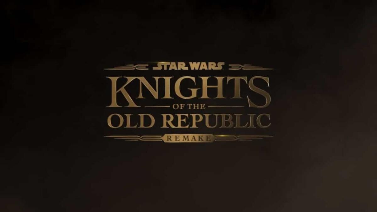 Annunciato il remake di Knights of the Old Republic: ecco il trailer! - Il logo del remake.