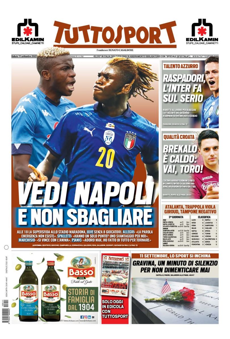 Rassegna stampa, le prime pagine dei quotidiani sportivi di oggi