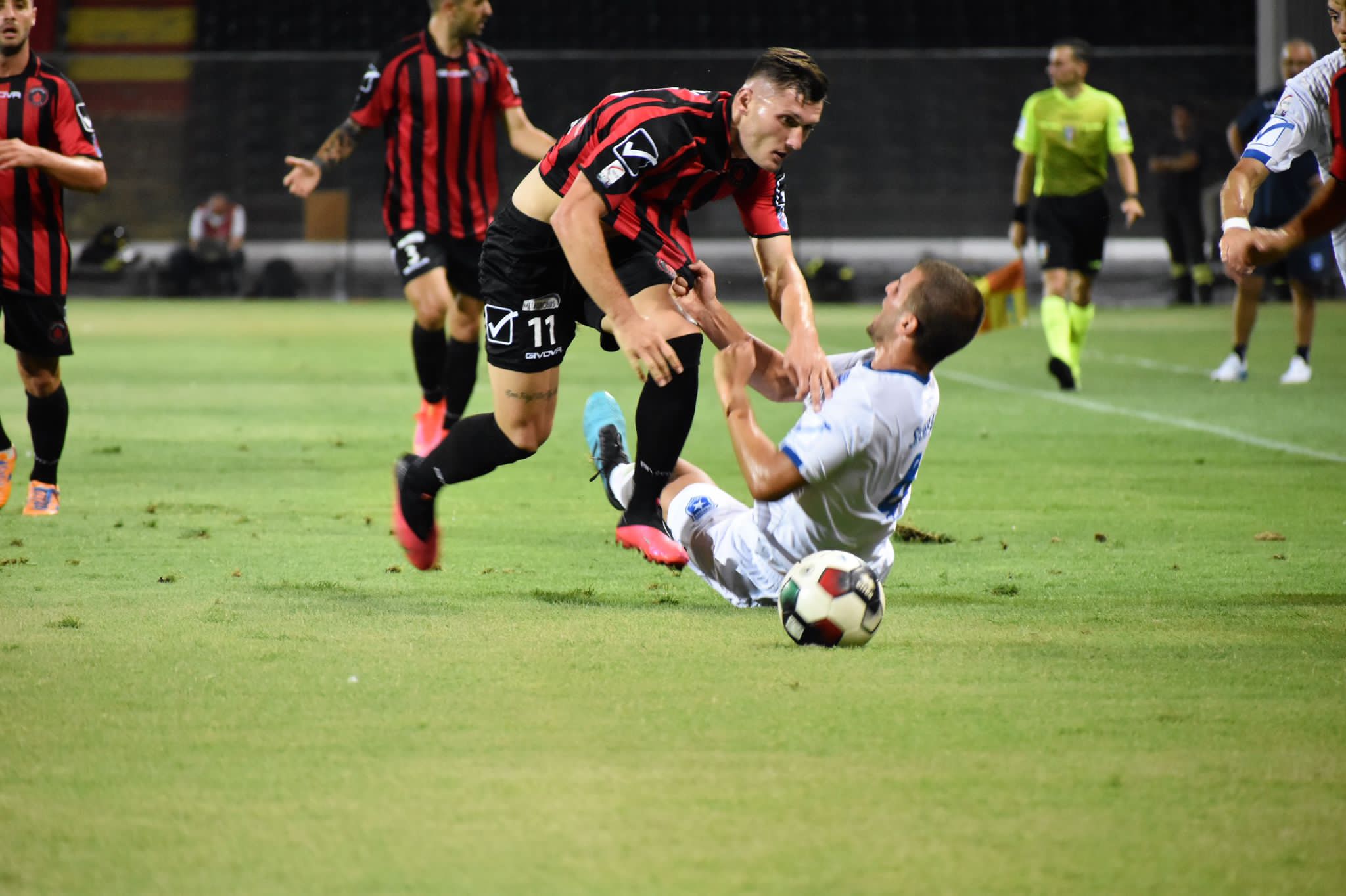 Uno scatto di Foggia 2-0 Paganese, Primo Turno di Coppa Italia Serie C 2021/2022 - crediti: foto di Luigia Spinelli