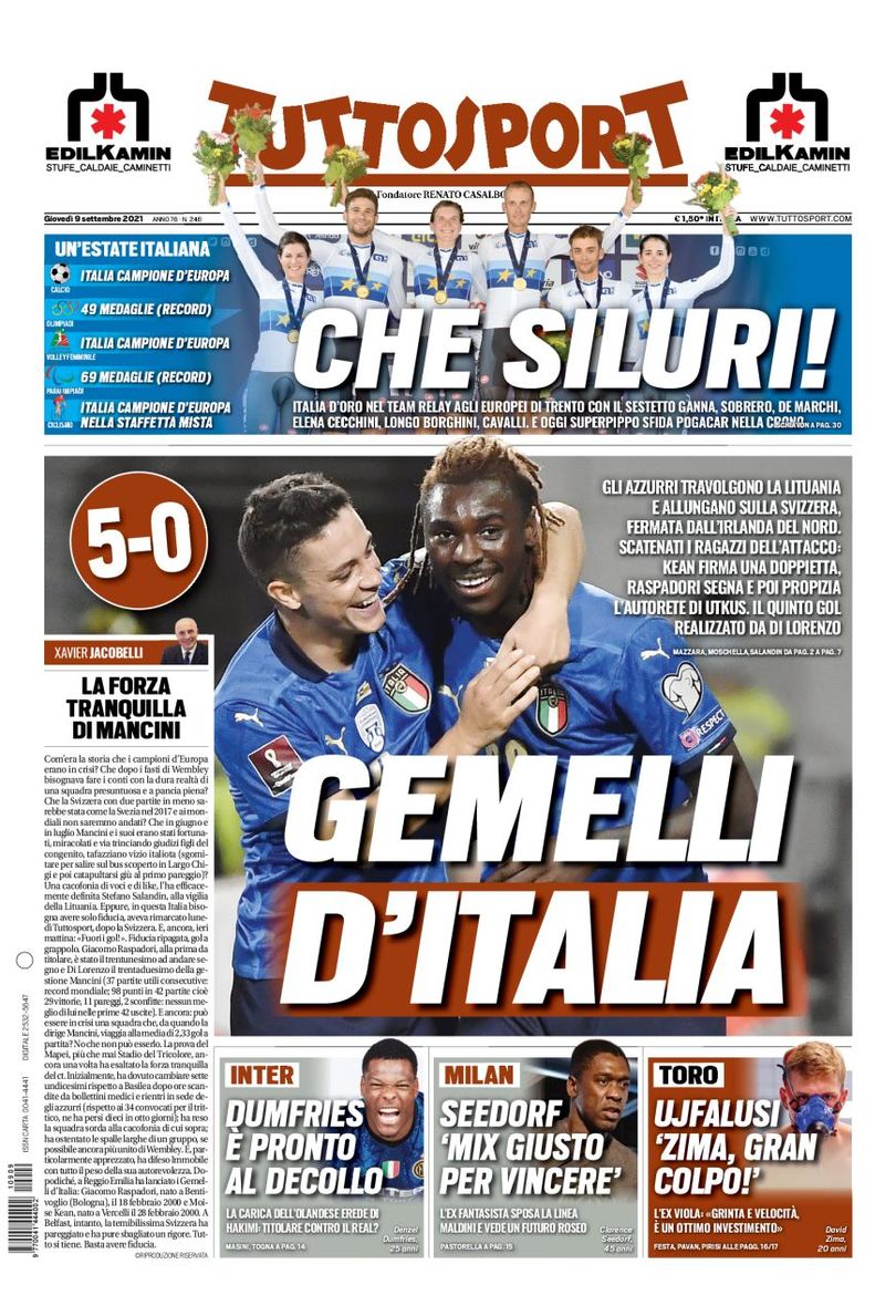 Rassegna stampa, le prime pagine dei quotidiani sportivi di oggi