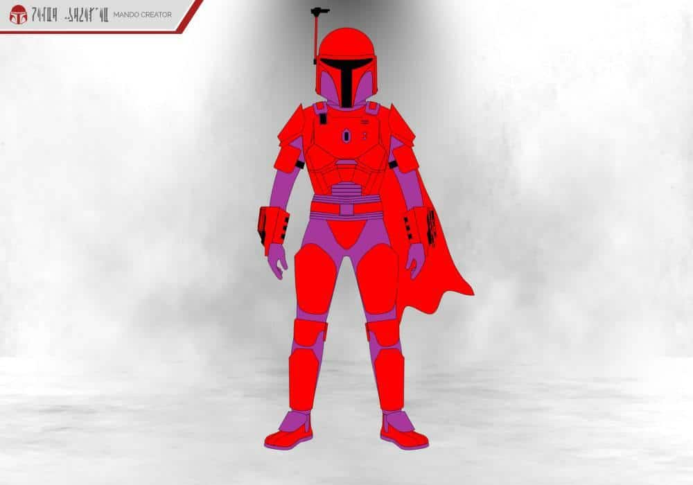 L'armatura mandaloriana di Tee-Lora