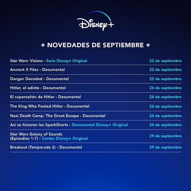 Le novità di Settembre