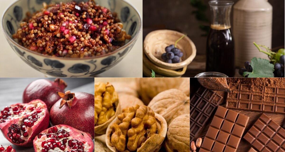 È la festa d' autunno quando l’uva si trasforma in mosto e si mescola al grano - 