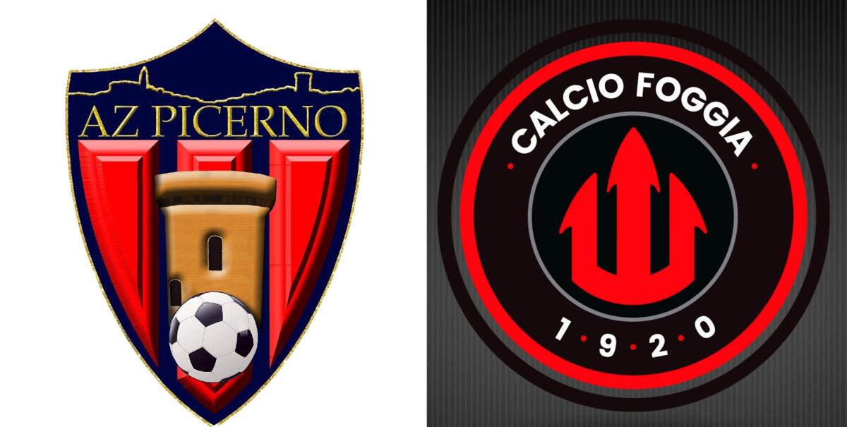 Serie C, Picerno-Foggia dove vederla - Immagine in evidenza: Picerno-Foggia -  crediti foto (rispettivamente per i due stemmi): pagine Facebook ufficiali delle due società