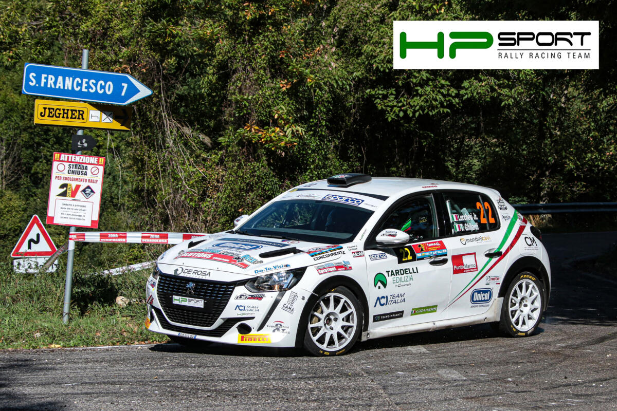 Lucchesi e HP Sport si aggiudicano il Trofeo Peugeot 208 Rally Cup "21 - 