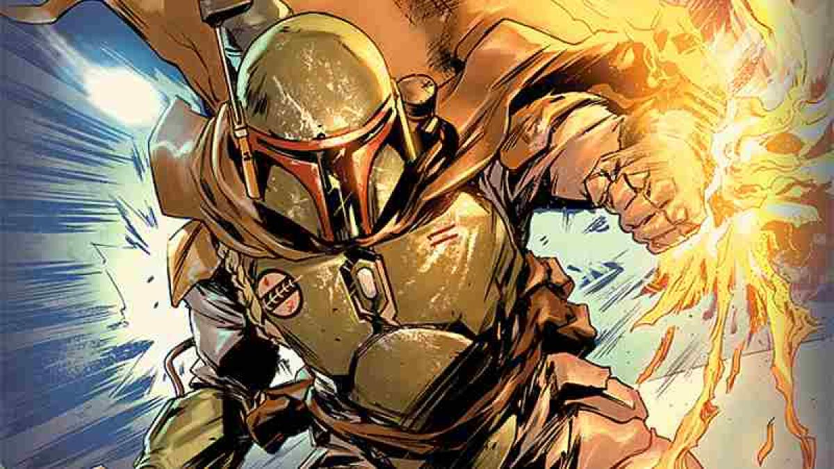 Come i cacciatori di taglie hanno salvato Star Wars - Boba Fett in uno scorcio di Cacciatori di Taglie: I più letali della galassia