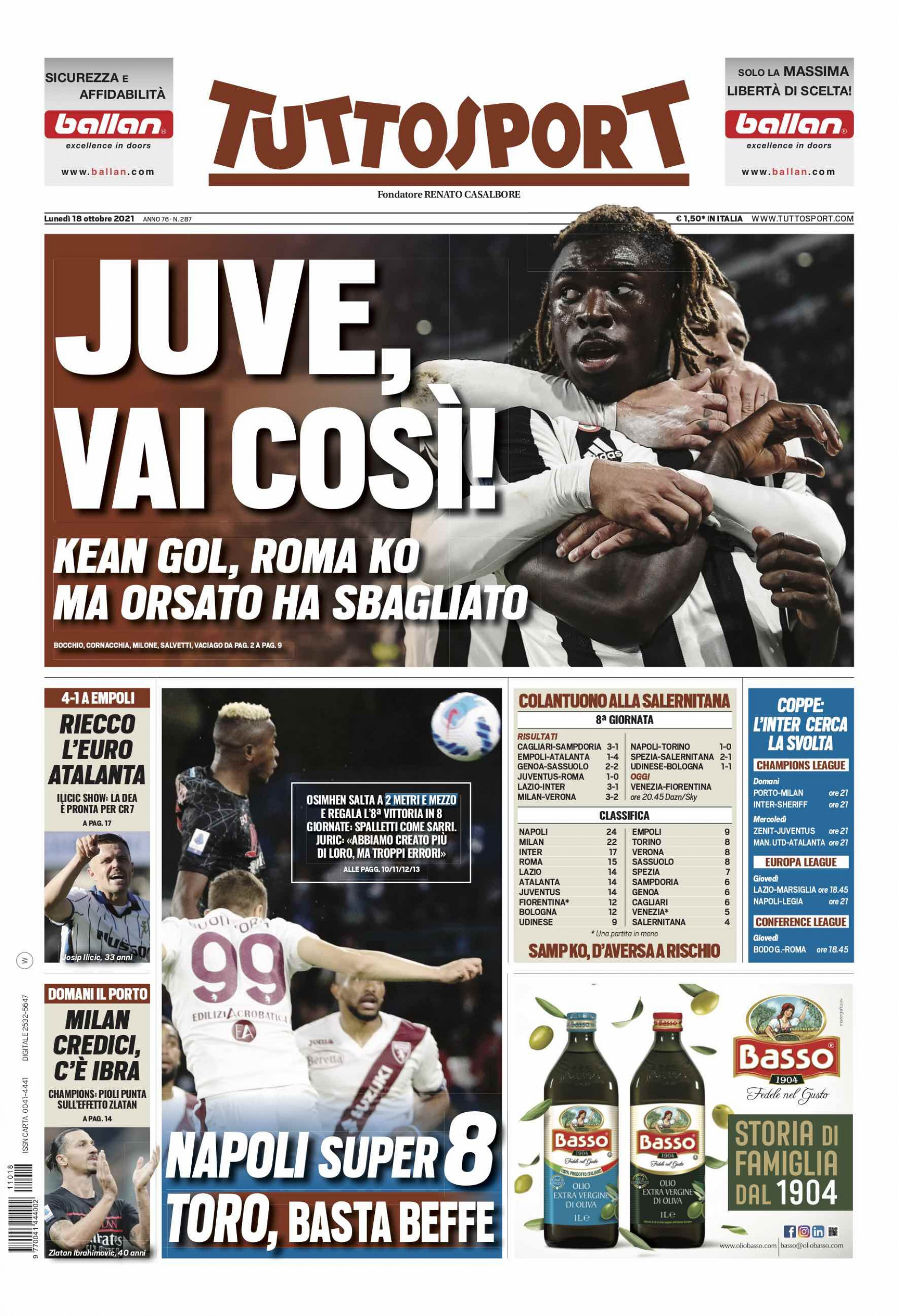 Rassegna stampa, le prime pagine dei quotidiani sportivi di oggi