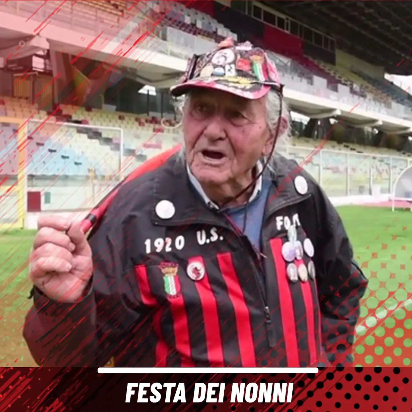 Immagine in evidenza: Nonno Ciccio - crediti foto: pagina ufficiale Facebook Calcio Foggia 1920