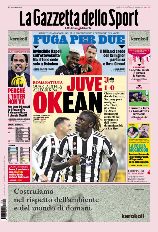 Rassegna stampa, le prime pagine dei quotidiani sportivi di oggi