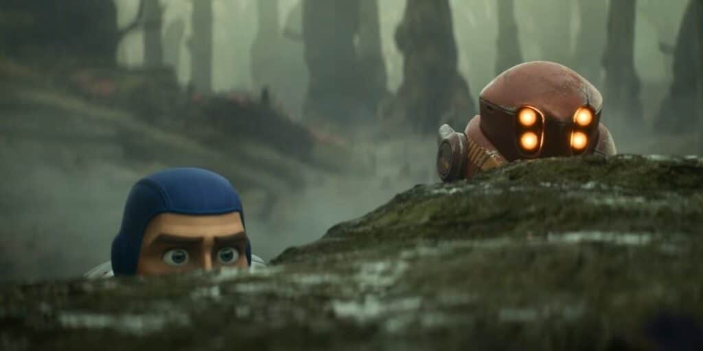 Buzz Lightyear e il suo robot.Da: screenrant