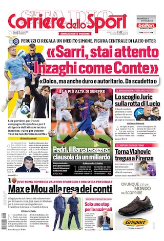 Rassegna stampa, le prime pagine dei quotidiani sportivi di oggi