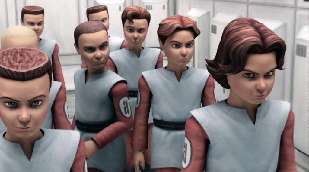 Boba Fett ed altri cloni in The Clone Wars