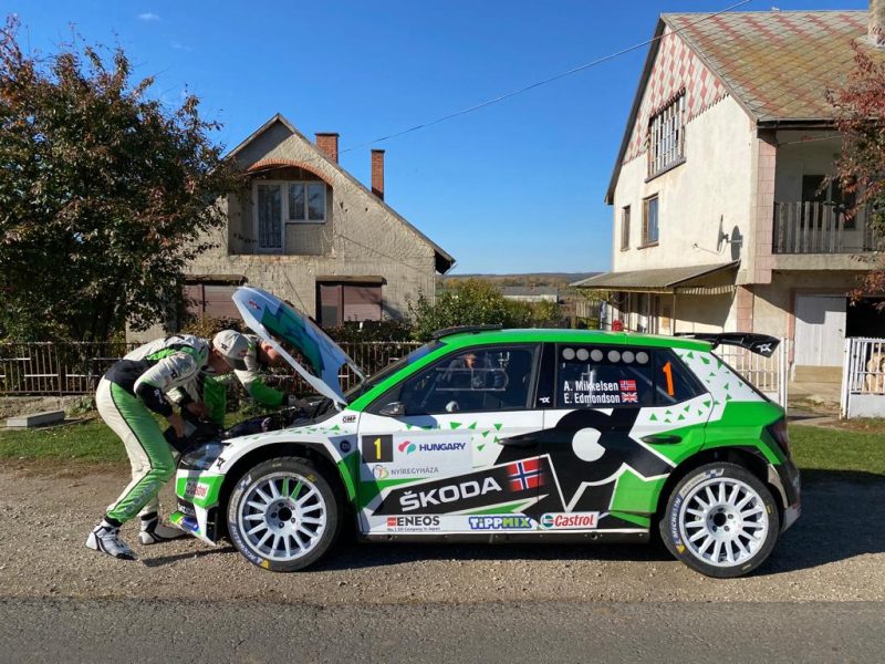 Gara da incubo in Ungheria per Mikkelsen: il norvegese è 7° ma resta favorito per il titolo (Foto: FIA ERC)