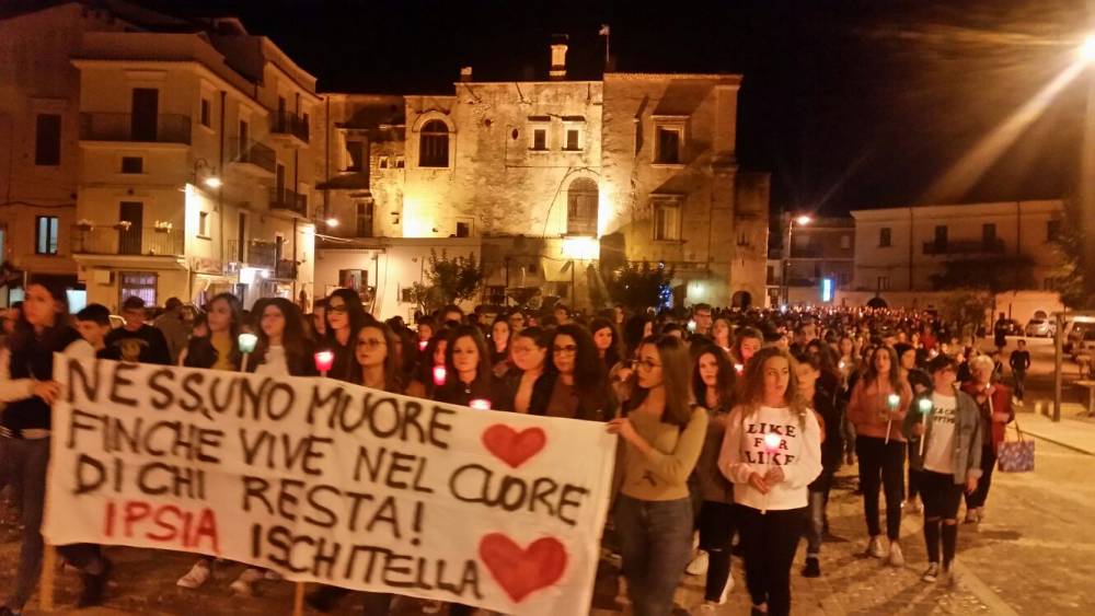 FIACCOLATA ISCHITELLA, IN OMAGGIO A NICOLINA - ph enzo maizzi