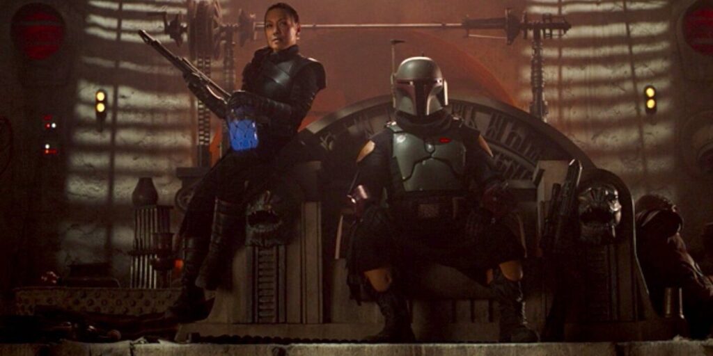 Boba Fett e Fennec Shand al palazzo di Jabba the Hutt su Tatooine