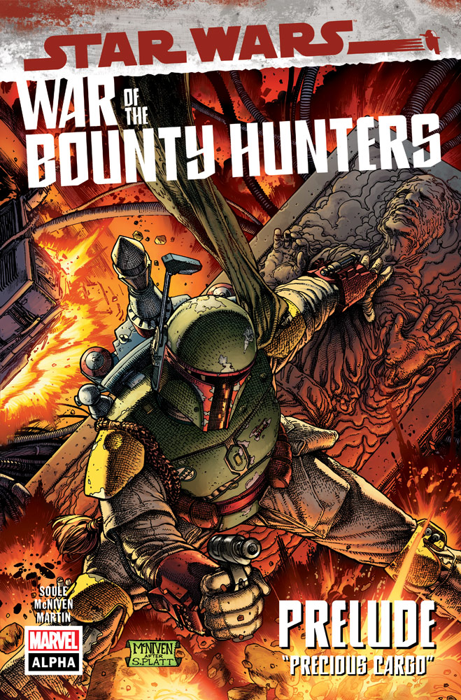 Cover del primo numero di War of the Bounty Hunters