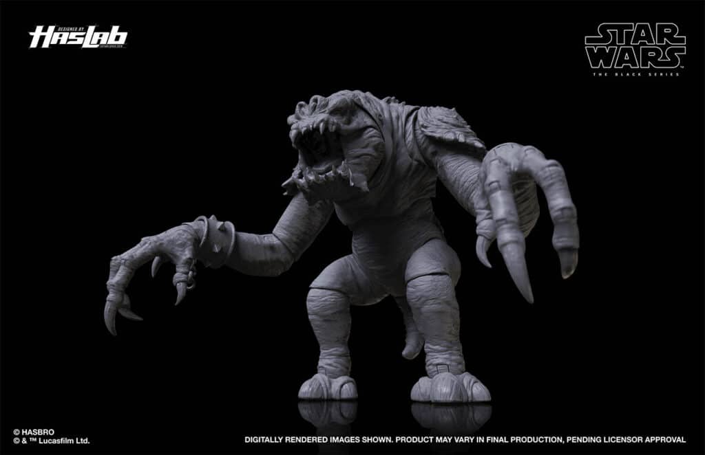 Prototipo dell'action figure del Rancor