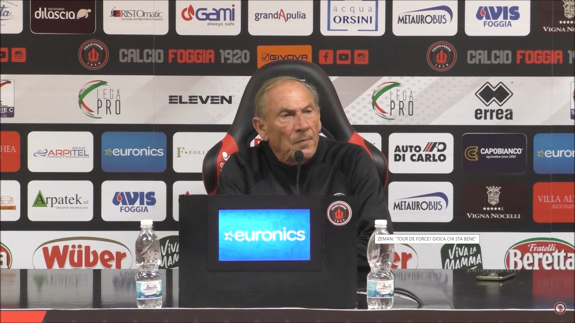 Immagine in evidenza: Zdeněk Zeman - crediti: foto: canale ufficiale YouTube Calcio Foggia 1920