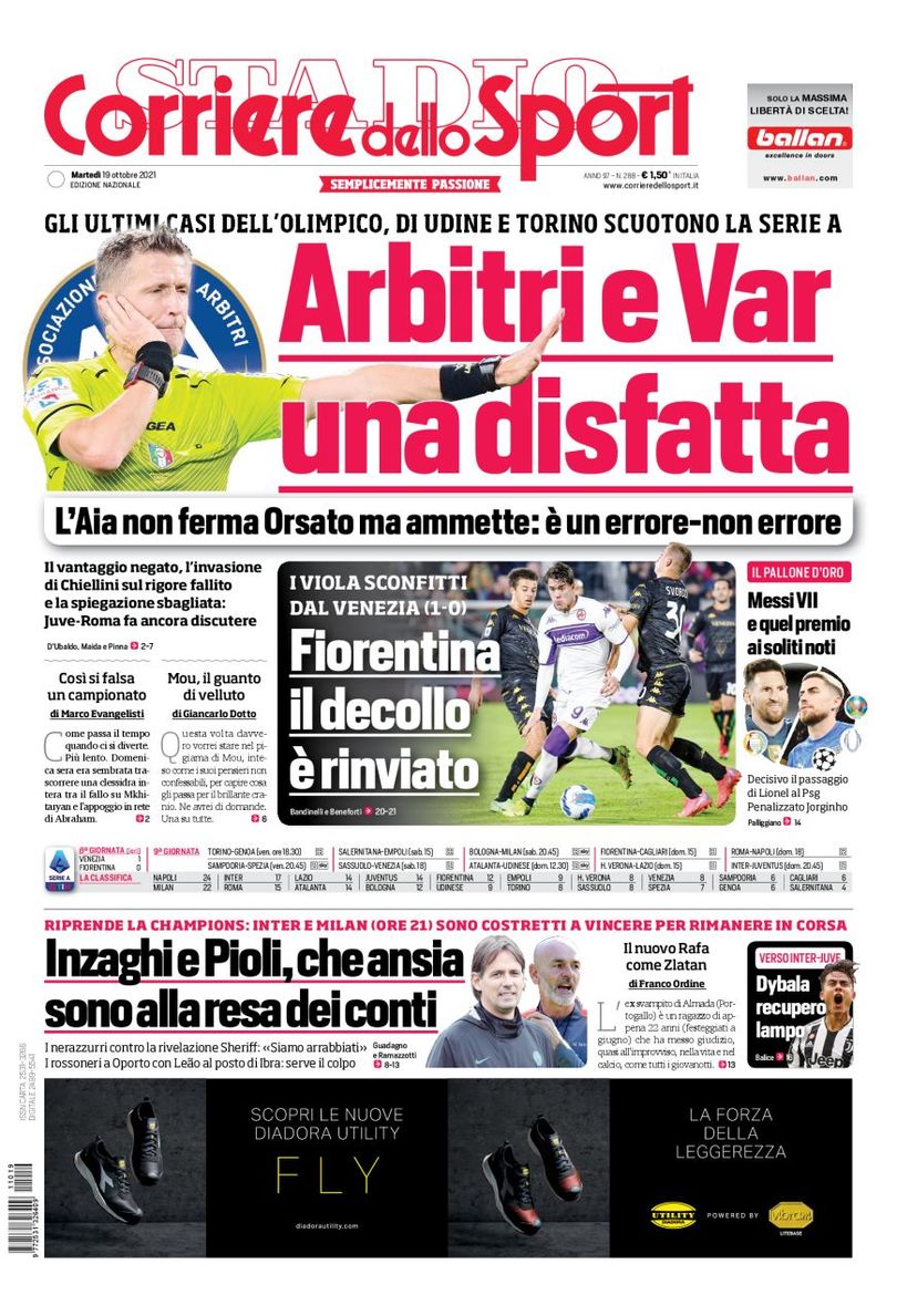 Rassegna stampa, le prime pagine dei quotidiani sportivi di oggi