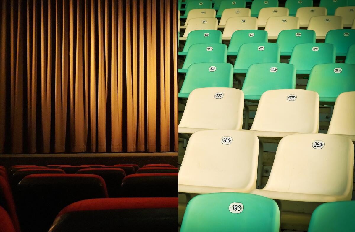 Serie A, capienza ridotta. Dal Pino: "Cinema si e stadi no?" - Cinema vs Stadio, crediti: pixabay