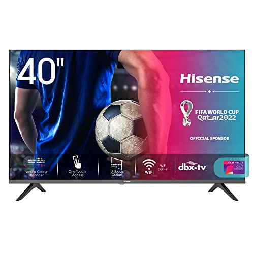 Hisense 40AE5500F Smart TV LED FULL HD 1080p 40', Bezelless, USB Media Player, Tuner DVB-T2/S2 HEVC Main10