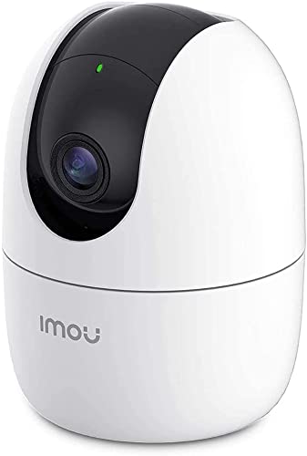 Imou Telecamera Wi-Fi Interno, 1080P Telecamera IP di Sorveglianza, Tracciamento del Movimento con Sirena, Baby Monitor con AI Rilevamento Umano, Audio Bidirezionale & Visione Notturna, Ranger 2