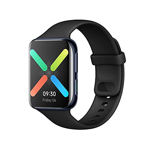 OPPO Smartwatch da 46 mm, Display AMOLED 1.91' , GPS, NFC, Bluetooth 4.2, 1GB+8GB, WiFi, Wear OS by Google, Android e iOS, Funzione di Ricarica Rapida VOOC, Nero [Versione Italiana]
