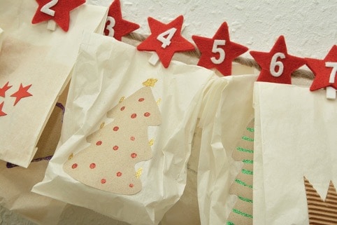 Calendario dell'avvento fai-da-te