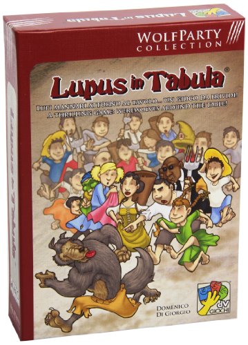 dV Giochi Lupus in Tabula, Colore Rosso, DVG9200 8 a 24 giocatori