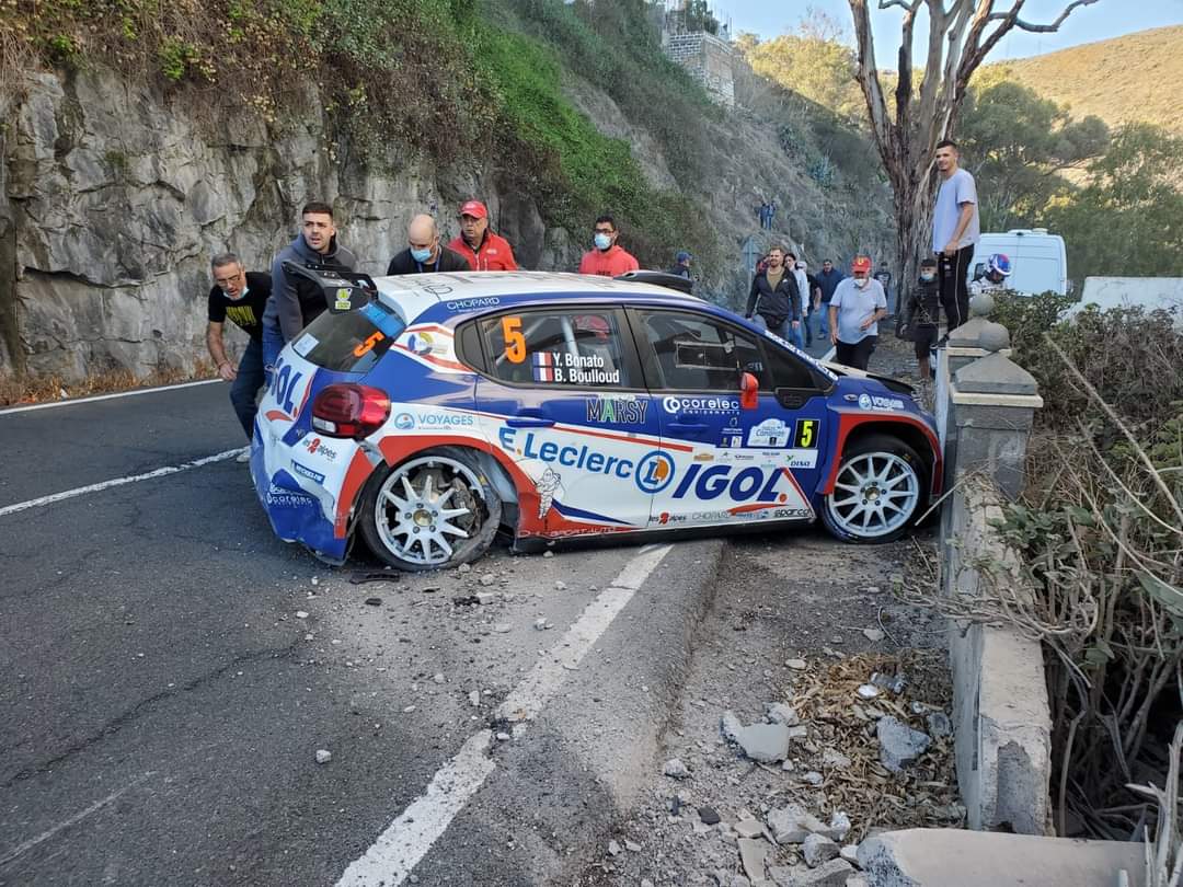 Finale amaro di ERC per Bonato (Foto di Rally.it)