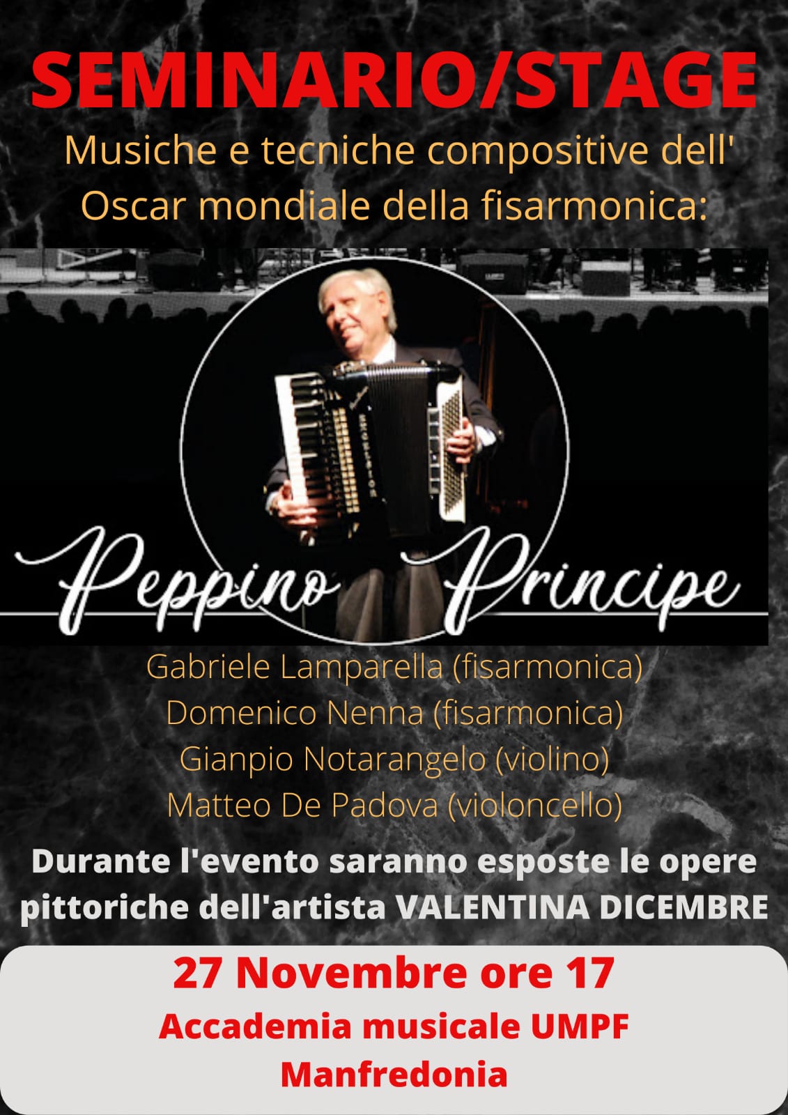 Umpf: omaggio a Peppino Prencipe tra arte e musica al femminile