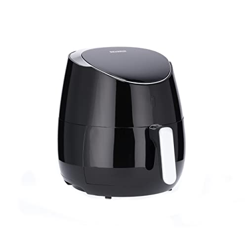 SEVERIN FR 2445 Friggitrice ad aria calda XXL 2000W da 5L, timer, regolazione temperatura, 8 programmi, Friggitrice ad aria con display touch, Friggitrice ad aria elettrica, Nero