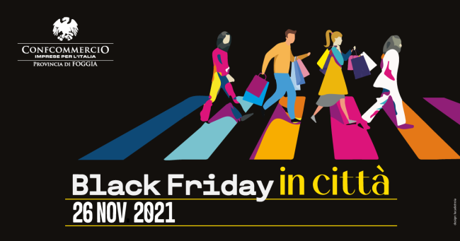 Sagome da Abbey Road per la campagna foggiana del black friday