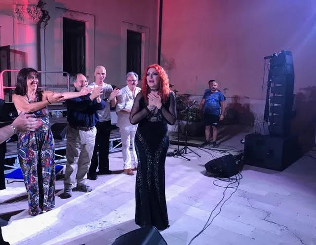 Giovanna Russo a Santa Chiara, Foggia (luglio 2017, foto Stato Quotidiano)