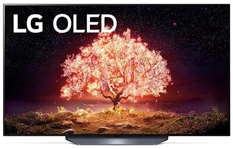 LG OLED55B16LA Smart TV 4K 55', TV OLED Serie B1 2021 con Processore α7 Gen4, Dolby Vision IQ, Wi-Fi, webOS 6.0, FILMMAKER MODE, Google Assistant e Alexa Integrati, 2 HDMI 2.1, Telecomando Puntatore