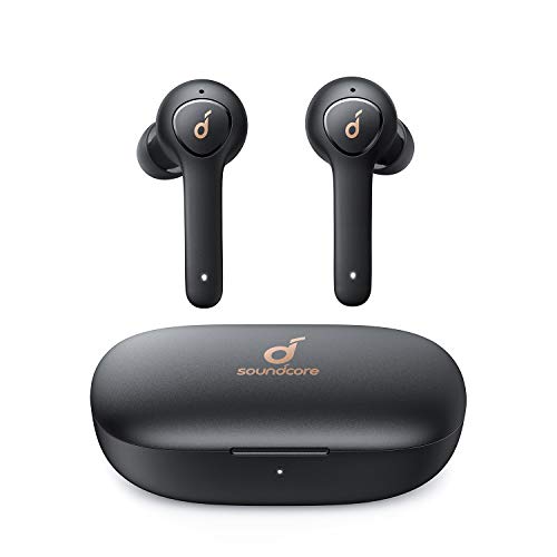 Soundcore Cuffie Bluetooth Life P2, auricolari bluetooth con 4 microfoni, 40 ore di riproduzione, IPX7, riduzione dei rumori cVc 8.0, driver in grafene, cuffie wireless per lavoro e viaggio