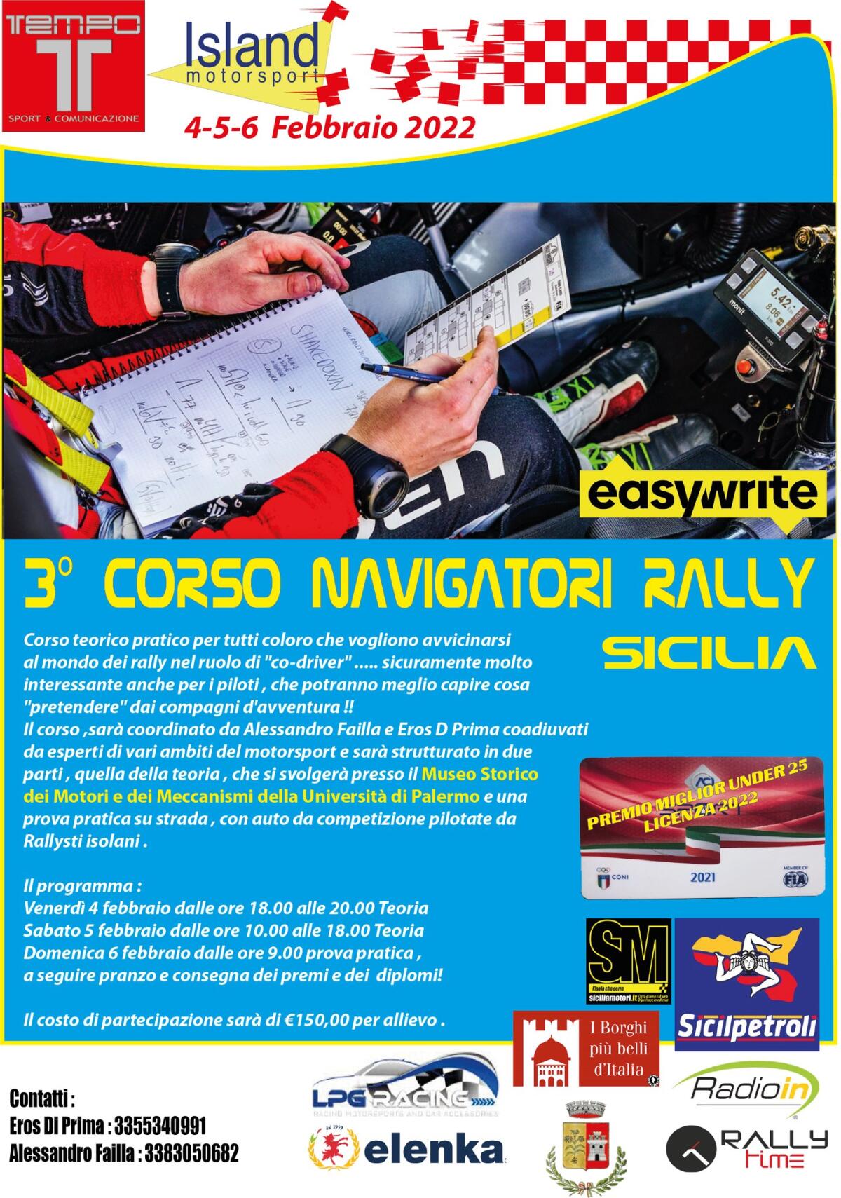 Corso navigatori in Sicilia a Febbraio - 