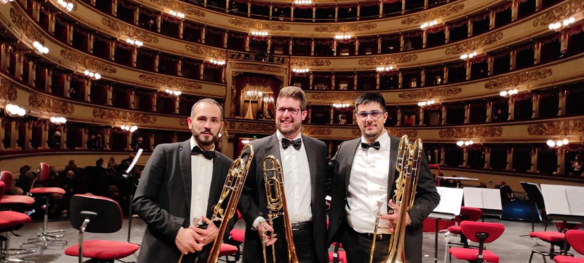 Dalla banda di Orsara alla Scala il talento di Antonio Di Biccari - Antonio Di Biccari al Teatro alla Scala di Milano