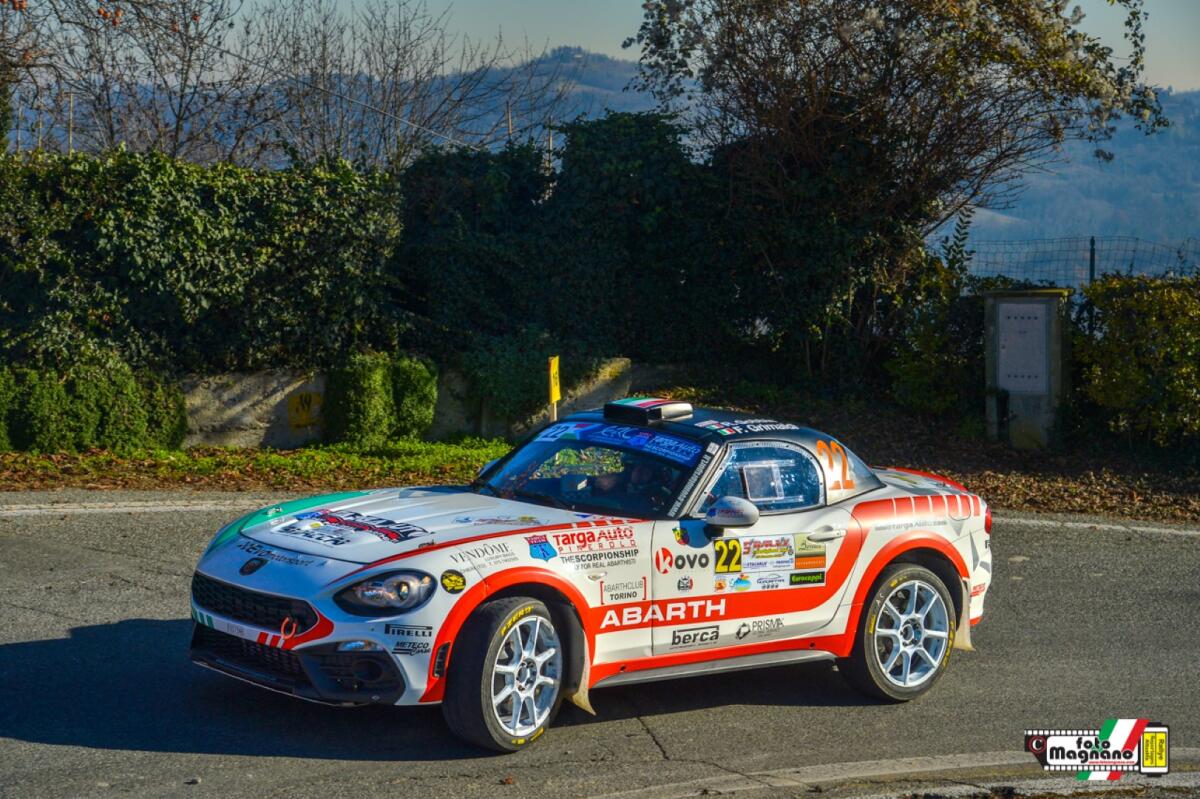 Roberto Gobbin scalda i muscoli e la 124 Abarth in vista del 2022 - 