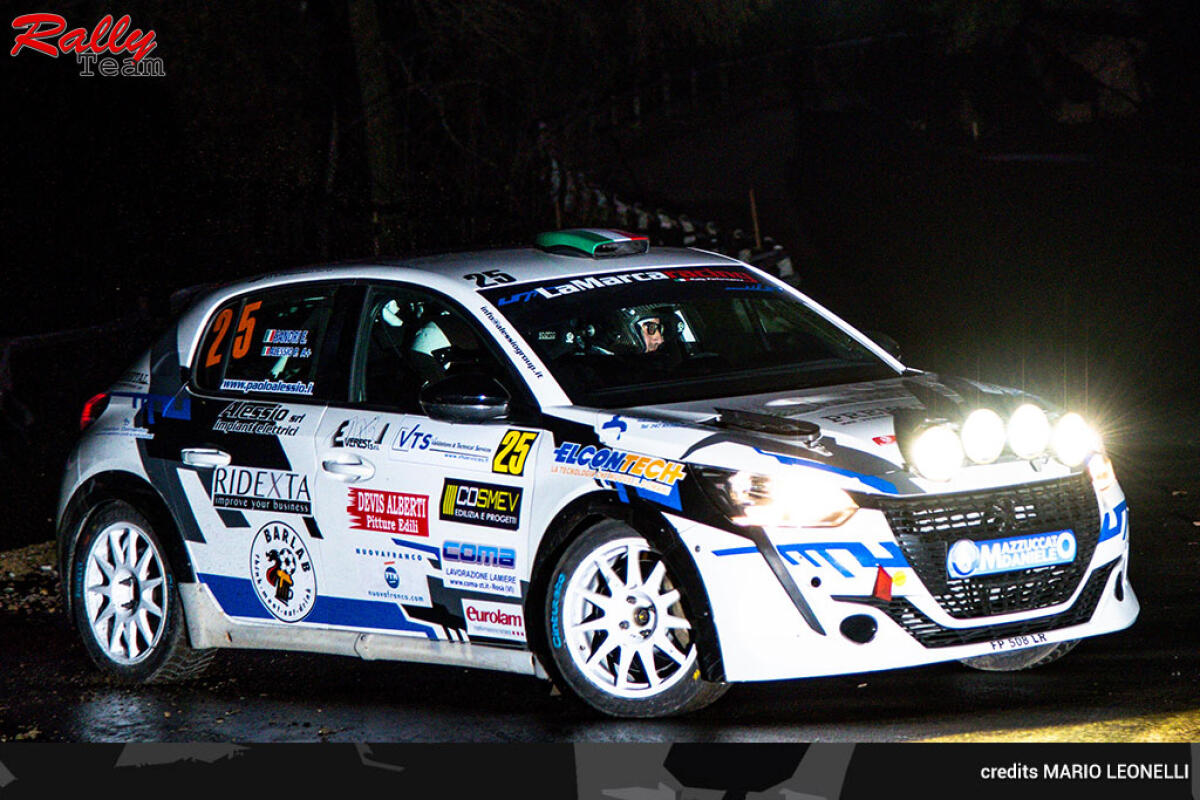 Ciocchetto, Alessio alla prima sulla 208 Rally 4 - 