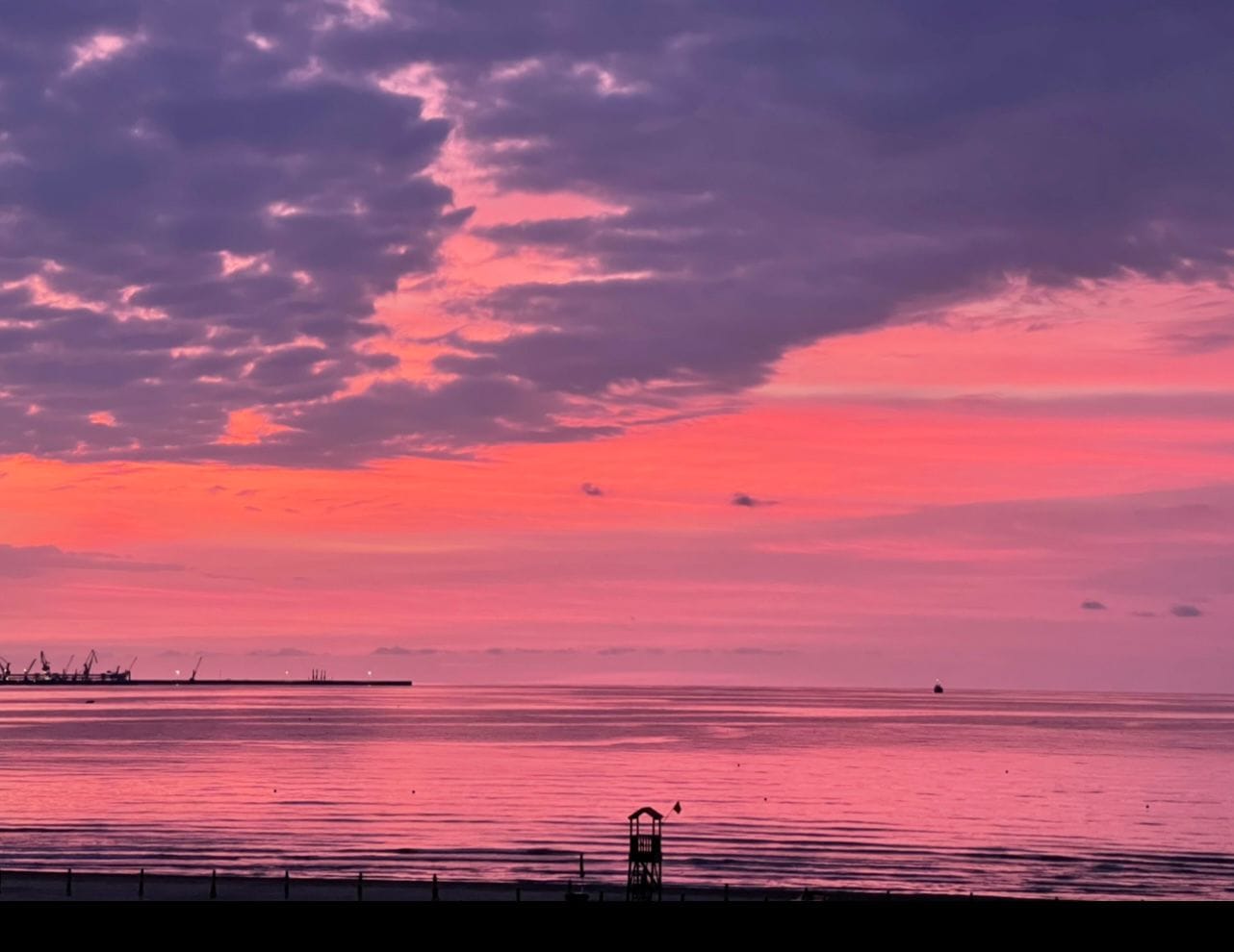 Tramonto, Spiaggia Castello (PH ANGF)