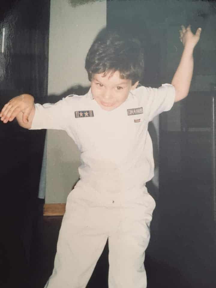 Giuseppe Sciarra bambino