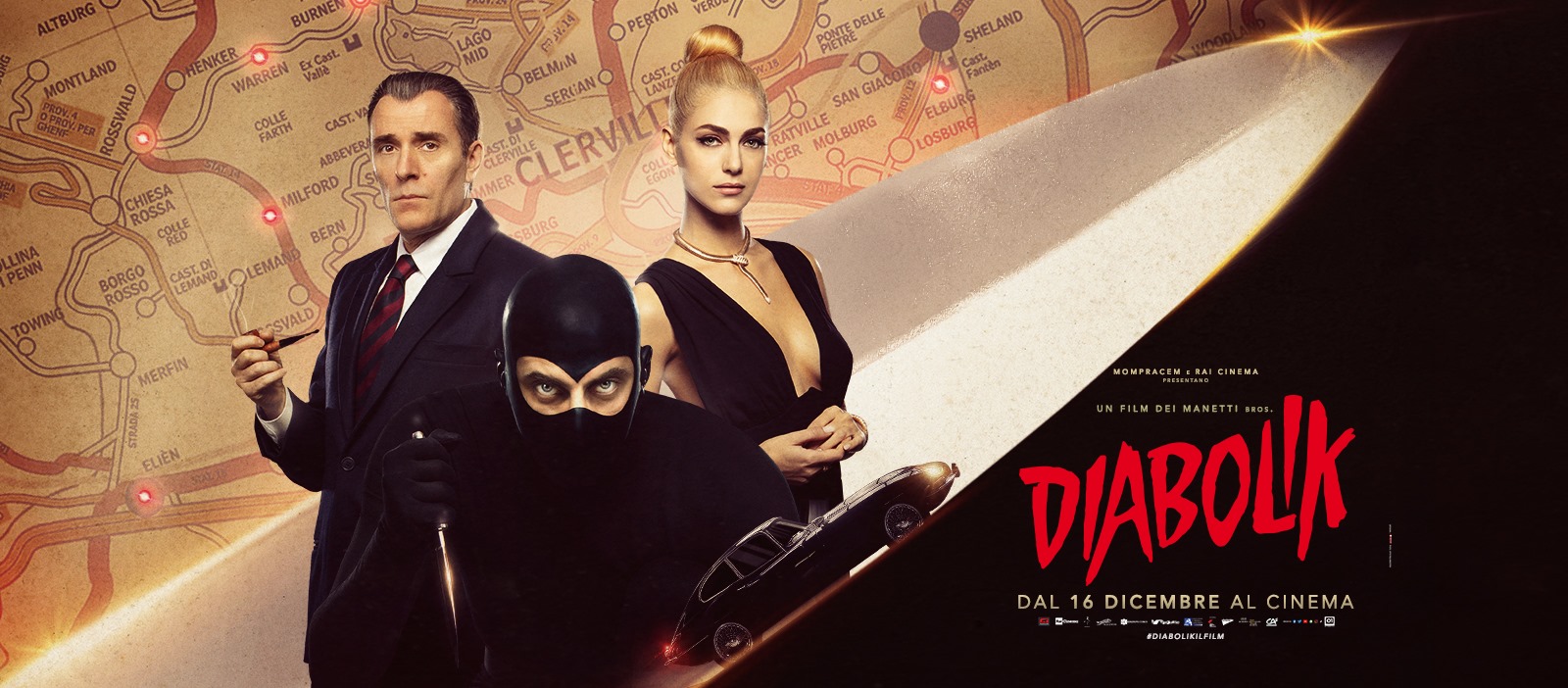 "Diabolik? Il più grande criminale di tutti i tempi, e il più grande innamorato"